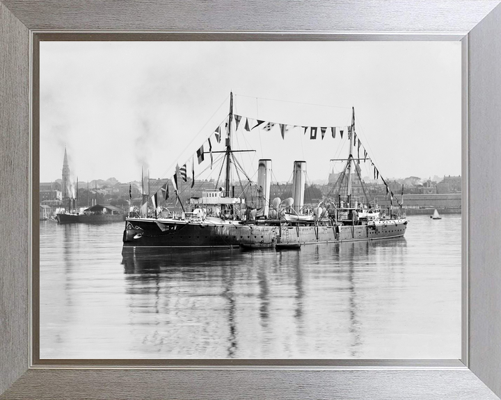 HMS Melampus 1890 Apollo Class Cruiser June 1893 Photo Print - Posters, Prints, & Visual Artwork - by Hampshire Prints (image 7 of 9)