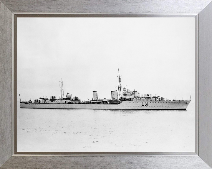 HMS Mohawk F31 Tribal Class Destroyer September 1938 Photo Print - Posters, Prints, & Visual Artwork - by Hampshire Prints (image 7 of 9)