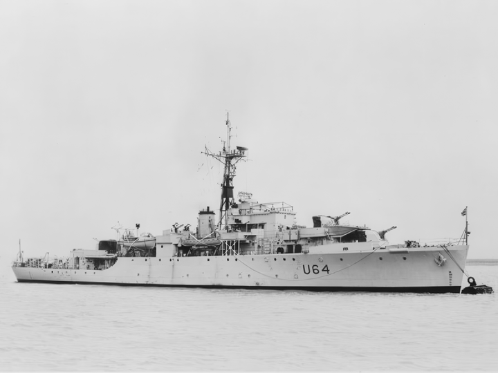 HMS Nereide U64 Black Swan Class Sloop May 1946 Photo Print - Posters, Prints, & Visual Artwork - by Hampshire Prints (image 1 of 9)