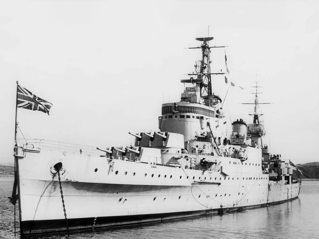 HMS Newcastle C76 Town Class Light Cruiser Photo Print - Posters, Prints, & Visual Artwork - by Hampshire Prints (image 1 of 9)