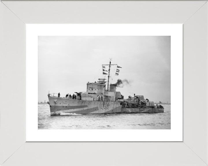 HMS Oakley L98 Hunt Class Destroyer March 1943 Photo Print - Posters, Prints, & Visual Artwork - by Hampshire Prints (image 4 of 9)