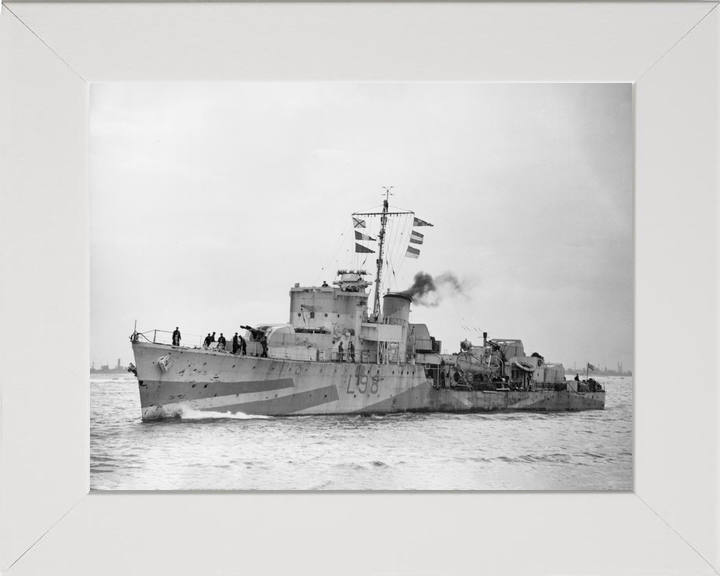 HMS Oakley L98 Hunt Class Destroyer March 1943 Photo Print - Posters, Prints, & Visual Artwork - by Hampshire Prints (image 5 of 9)