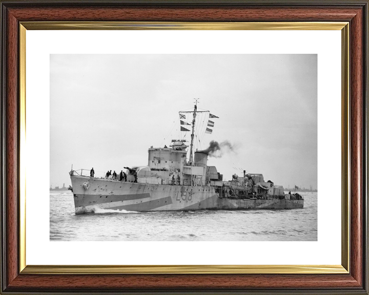HMS Oakley L98 Hunt Class Destroyer March 1943 Photo Print - Posters, Prints, & Visual Artwork - by Hampshire Prints (image 8 of 9)