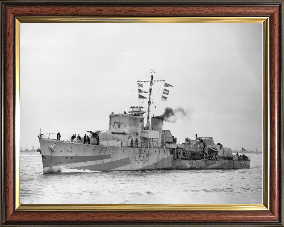 HMS Oakley L98 Hunt Class Destroyer March 1943 Photo Print - Posters, Prints, & Visual Artwork - by Hampshire Prints (image 9 of 9)