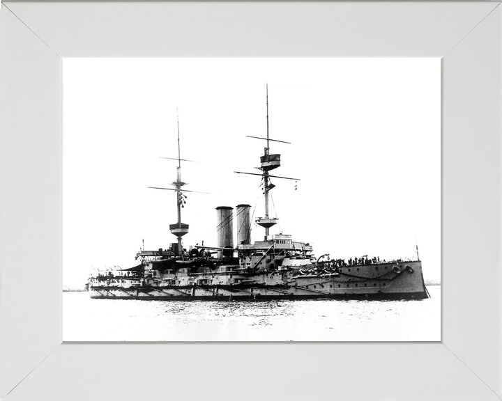 HMS Ocean 1898 Pre Dreadnought Battleship 1902 Photo Print - Posters, Prints, & Visual Artwork - by Hampshire Prints (image 5 of 9)