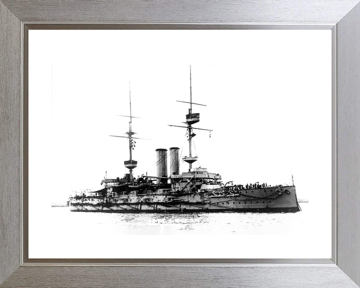 HMS Ocean 1898 Pre Dreadnought Battleship 1902 Photo Print - Posters, Prints, & Visual Artwork - by Hampshire Prints (image 6 of 9)
