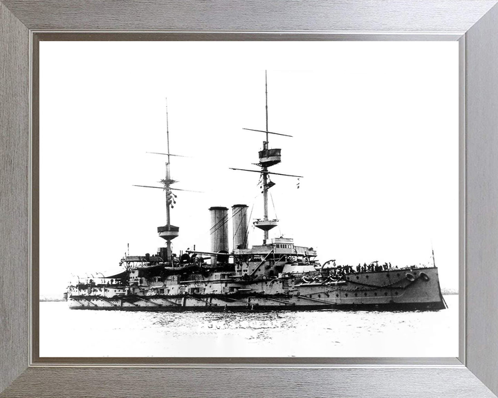 HMS Ocean 1898 Pre Dreadnought Battleship 1902 Photo Print - Posters, Prints, & Visual Artwork - by Hampshire Prints (image 7 of 9)