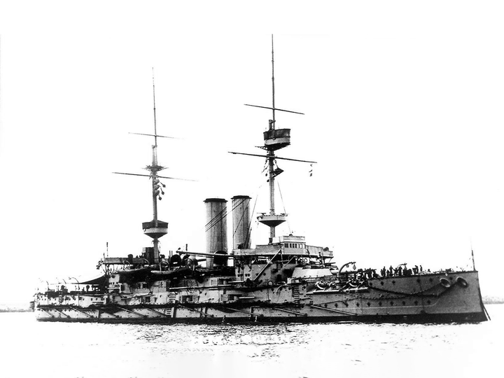 HMS Ocean 1898 Pre Dreadnought Battleship 1902 Photo Print - Posters, Prints, & Visual Artwork - by Hampshire Prints (image 1 of 9)