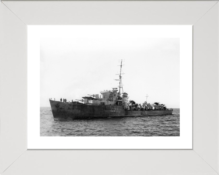 HMS Offa G29 O Class Destroyer March 1942 Photo Print - Posters, Prints, & Visual Artwork - by Hampshire Prints (image 4 of 9)