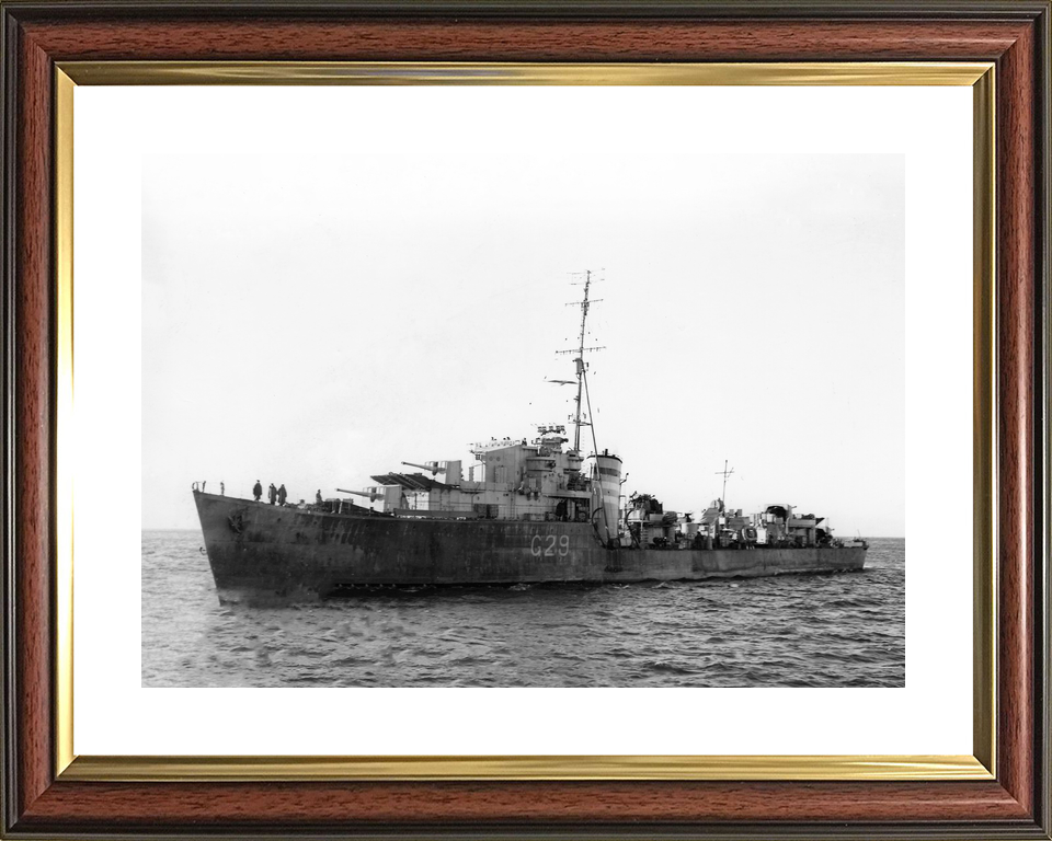 HMS Offa G29 O Class Destroyer March 1942 Photo Print - Posters, Prints, & Visual Artwork - by Hampshire Prints (image 8 of 9)