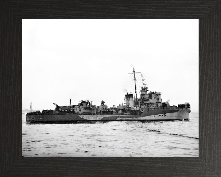 HMS Quantock L58 Hunt Class Destroyer April 1943 Photo Print - Posters, Prints, & Visual Artwork - by Hampshire Prints (image 3 of 9)