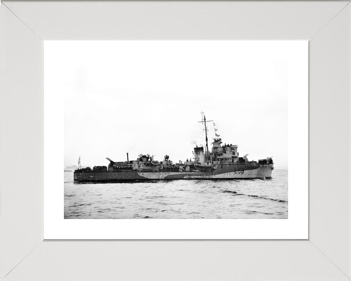 HMS Quantock L58 Hunt Class Destroyer April 1943 Photo Print - Posters, Prints, & Visual Artwork - by Hampshire Prints (image 4 of 9)
