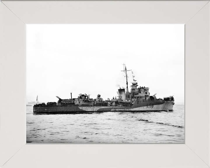 HMS Quantock L58 Hunt Class Destroyer April 1943 Photo Print - Posters, Prints, & Visual Artwork - by Hampshire Prints (image 5 of 9)