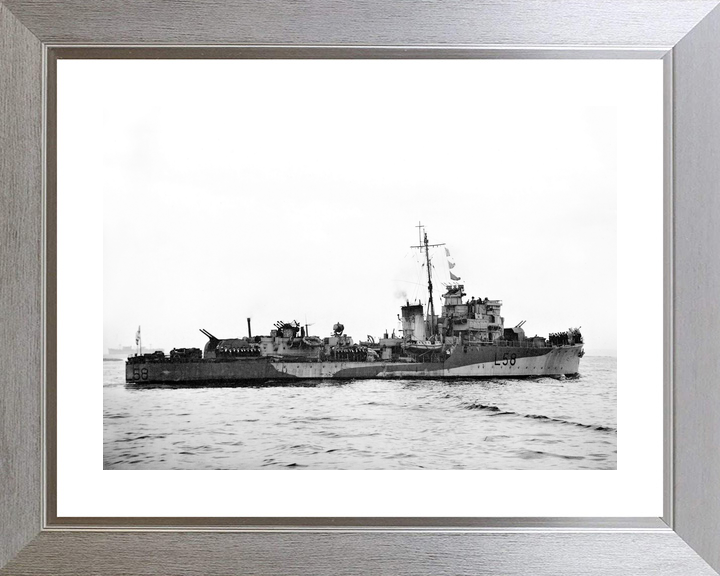 HMS Quantock L58 Hunt Class Destroyer April 1943 Photo Print - Posters, Prints, & Visual Artwork - by Hampshire Prints (image 6 of 9)
