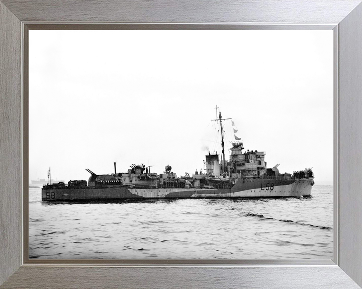 HMS Quantock L58 Hunt Class Destroyer April 1943 Photo Print - Posters, Prints, & Visual Artwork - by Hampshire Prints (image 7 of 9)