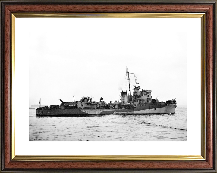 HMS Quantock L58 Hunt Class Destroyer April 1943 Photo Print - Posters, Prints, & Visual Artwork - by Hampshire Prints (image 8 of 9)