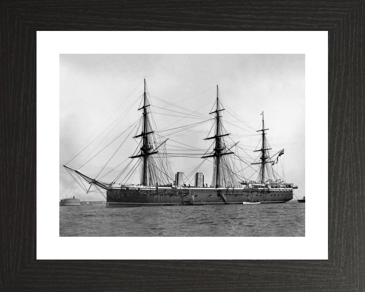 HMS Raleigh 1873 Unarmed Frigate c1875 Photo Print