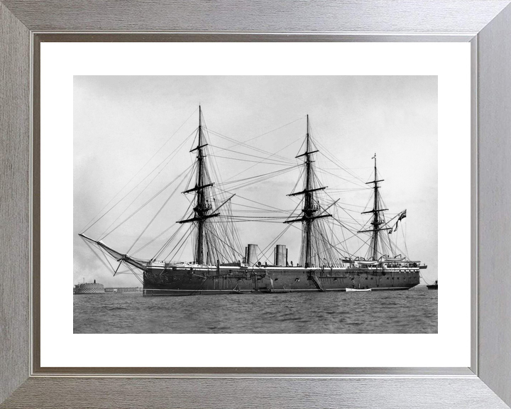 HMS Raleigh 1873 Unarmed Frigate c1875 Photo Print