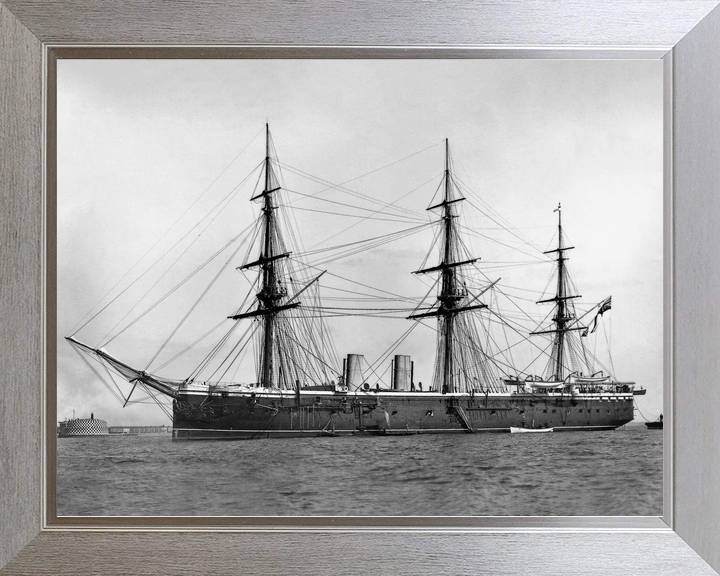 HMS Raleigh 1873 Unarmed Frigate c1875 Photo Print