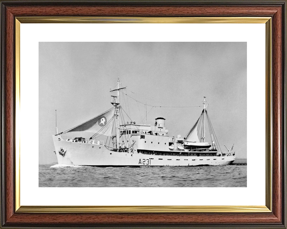 HMS Reclaim A231 Submarine Rescue Vessel Low Port Side Photo Print - Posters, Prints, & Visual Artwork - by Hampshire Prints (image 8 of 9)