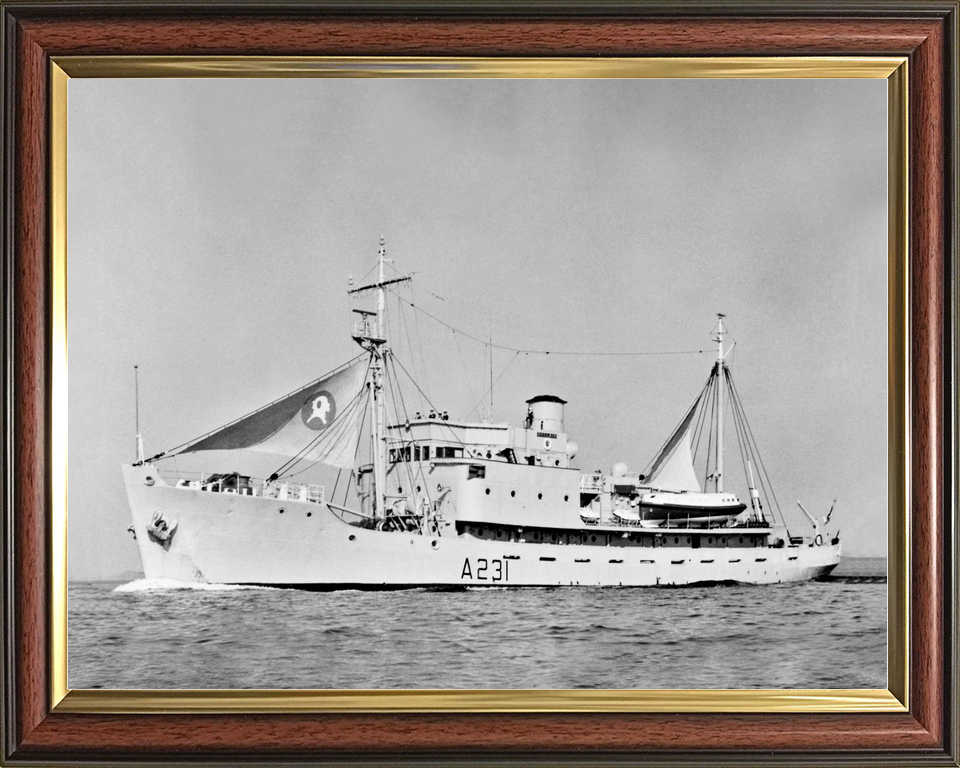 HMS Reclaim A231 Submarine Rescue Vessel Low Port Side Photo Print - Posters, Prints, & Visual Artwork - by Hampshire Prints (image 9 of 9)