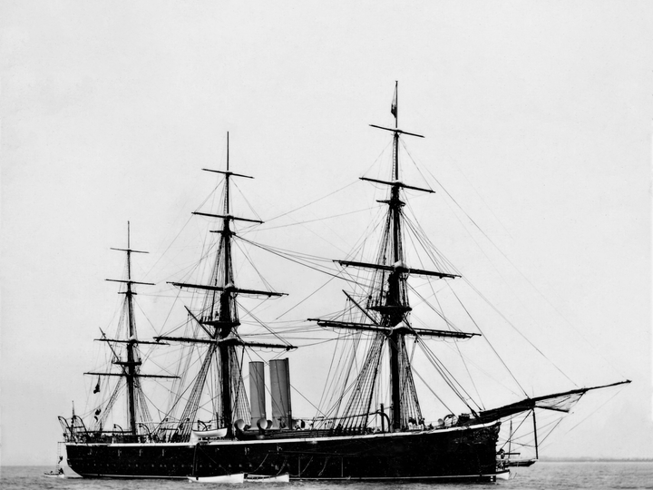 HMS Rover 1874 Iron Screw Corvette 1894 Photo Print - Posters, Prints, & Visual Artwork - by Hampshire Prints (image 1 of 9)
