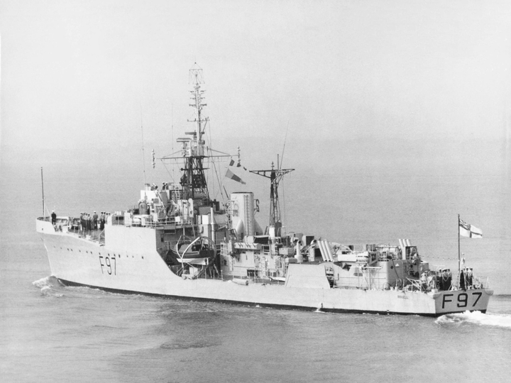 HMS Russell F97 Blackwood Class Frigate June 1973 Photo Print - Posters, Prints, & Visual Artwork - by Hampshire Prints (image 1 of 9)