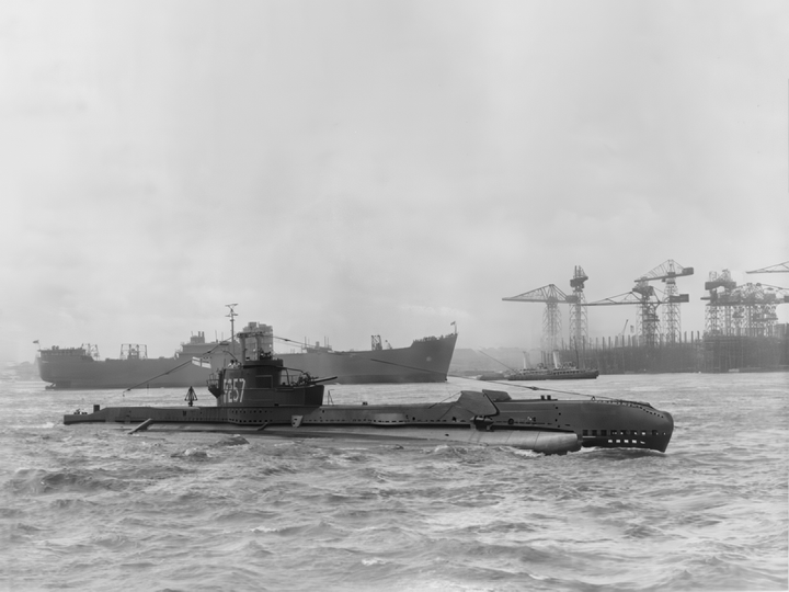 HMS Saga P257 S Class Submarine 1945
