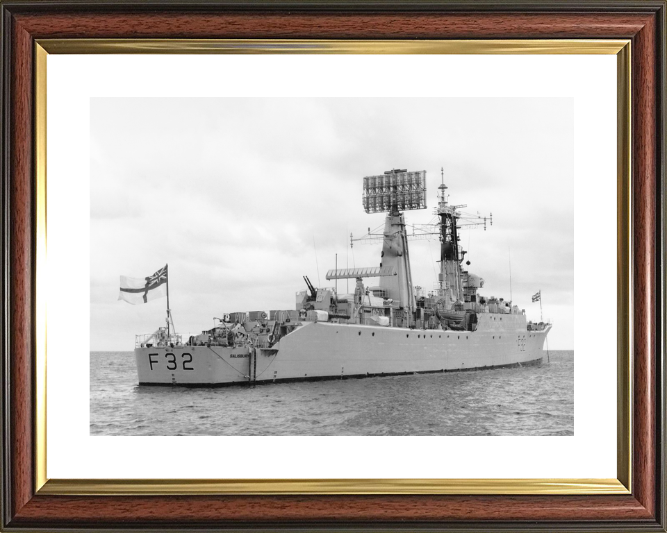 HMS Salisbury F32 Salisbury Class Frigate 1963 Photo Print - Posters, Prints, & Visual Artwork - by Hampshire Prints (image 8 of 9)