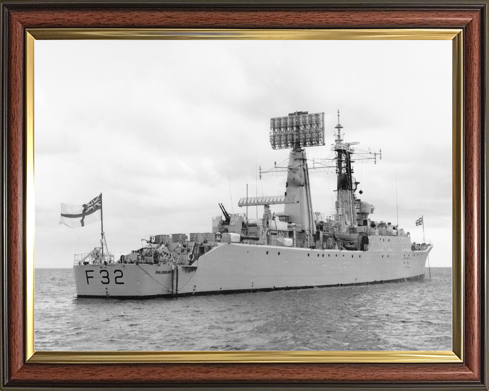 HMS Salisbury F32 Salisbury Class Frigate 1963 Photo Print - Posters, Prints, & Visual Artwork - by Hampshire Prints (image 9 of 9)