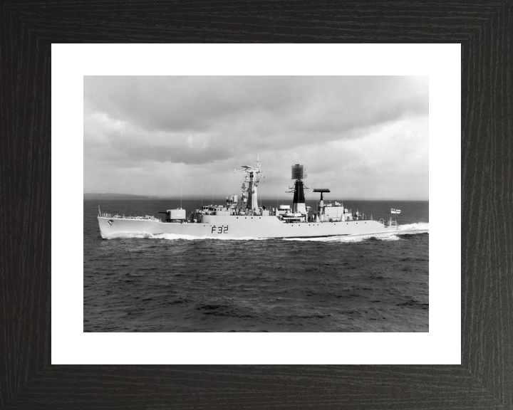 HMS Salisbury F32 Salisbury Class Frigate 1970 Port Beam View Photo Print - Posters, Prints, & Visual Artwork - by Hampshire Prints (image 2 of 9)