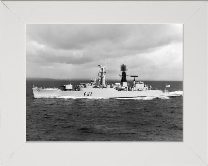 HMS Salisbury F32 Salisbury Class Frigate 1970 Port Beam View Photo Print - Posters, Prints, & Visual Artwork - by Hampshire Prints (image 5 of 9)