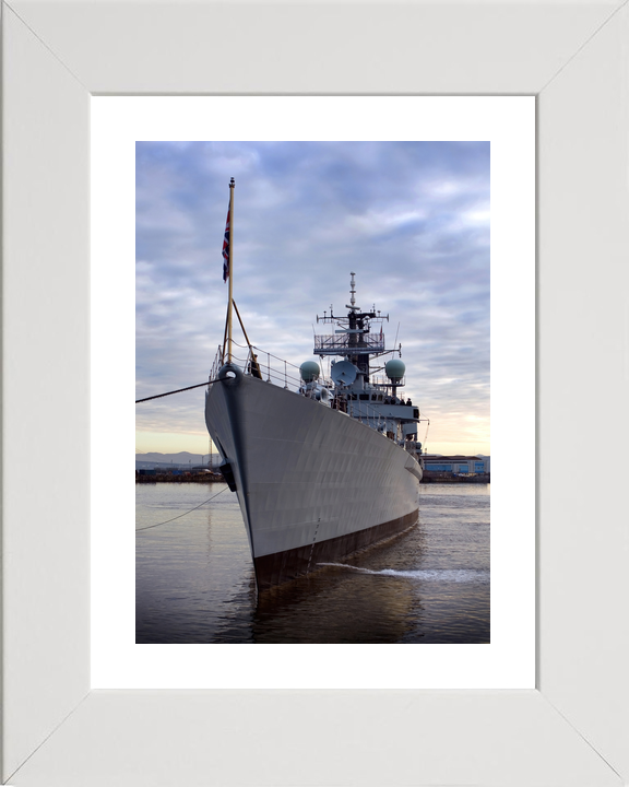 HMS Gloucester (D96) Royal Navy Type 42 Destroyer At A Buoy Photo Print Wall Art Decor - Posters, Prints, & Visual Artwork - by Hampshire Prints (image 4 of 9)