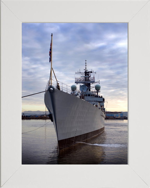 HMS Gloucester (D96) Royal Navy Type 42 Destroyer At A Buoy Photo Print Wall Art Decor - Posters, Prints, & Visual Artwork - by Hampshire Prints (image 5 of 9)