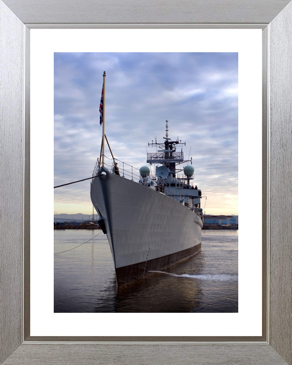 HMS Gloucester (D96) Royal Navy Type 42 Destroyer At A Buoy Photo Print Wall Art Decor - Posters, Prints, & Visual Artwork - by Hampshire Prints (image 6 of 9)