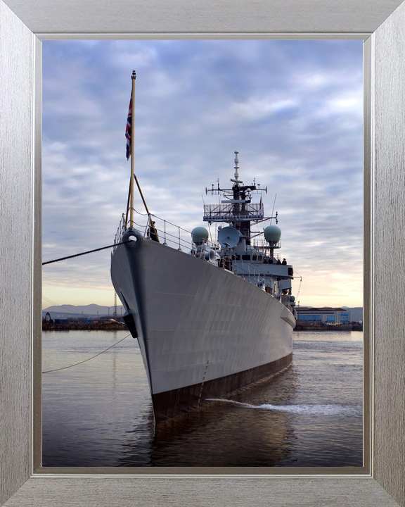 HMS Gloucester (D96) Royal Navy Type 42 Destroyer At A Buoy Photo Print Wall Art Decor - Posters, Prints, & Visual Artwork - by Hampshire Prints (image 7 of 9)
