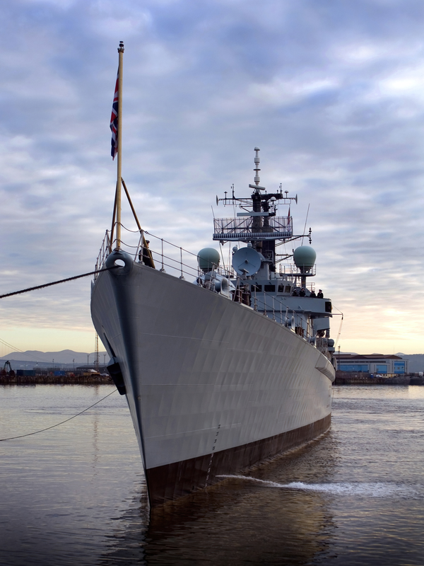 HMS Gloucester D96 Type 42 Destroyer December 2007