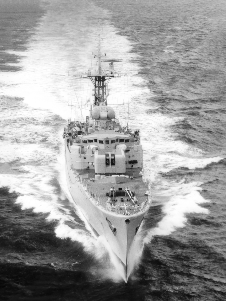 HMS Scarborough F63 Whitby Class Frigate Bow View Photo Print - Posters, Prints, & Visual Artwork - by Hampshire Prints (image 1 of 9)