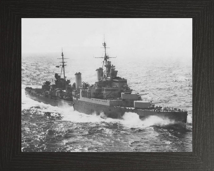HMS Sheffield C24 Town Class Light Cruiser Warship 1944 Photo Print - Posters, Prints, & Visual Artwork - by Hampshire Prints (image 3 of 9)
