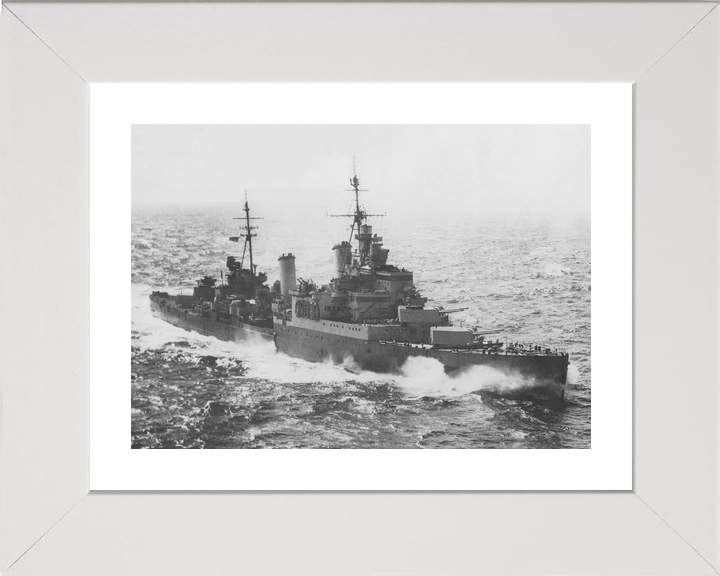 HMS Sheffield C24 Town Class Light Cruiser Warship 1944 Photo Print - Posters, Prints, & Visual Artwork - by Hampshire Prints (image 4 of 9)