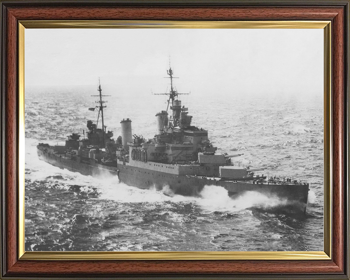 HMS Sheffield C24 Town Class Light Cruiser Warship 1944 Photo Print - Posters, Prints, & Visual Artwork - by Hampshire Prints (image 9 of 9)