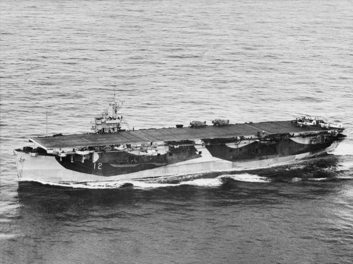 HMS Striker D12 Attacker Class Aircraft Carrier 1945 Photo Print - Posters, Prints, & Visual Artwork - by Hampshire Prints (image 1 of 9)
