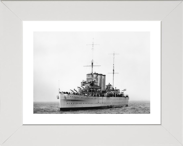 HMS Suffolk 55 County Class Heavy Cruiser Warship 1946 Photo Print - Posters, Prints, & Visual Artwork - by Hampshire Prints (image 4 of 9)