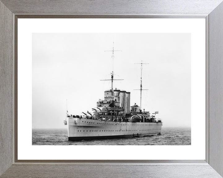 HMS Suffolk 55 County Class Heavy Cruiser Warship 1946 Photo Print - Posters, Prints, & Visual Artwork - by Hampshire Prints (image 6 of 9)