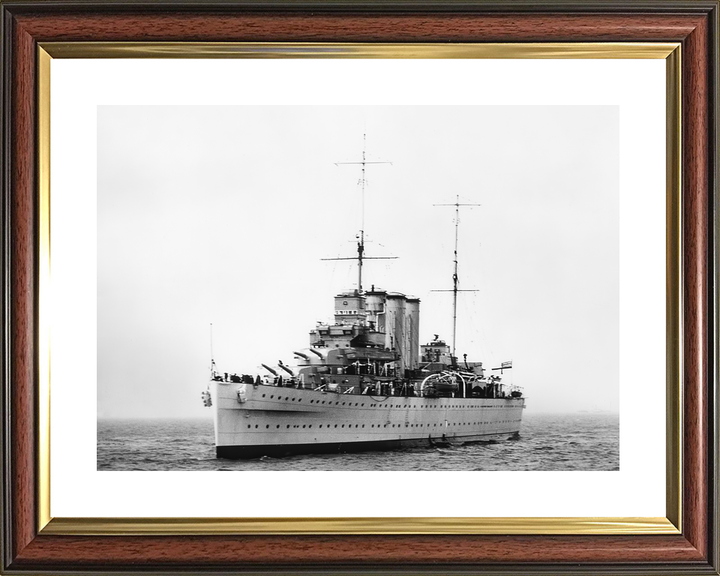 HMS Suffolk 55 County Class Heavy Cruiser Warship 1946 Photo Print - Posters, Prints, & Visual Artwork - by Hampshire Prints (image 8 of 9)