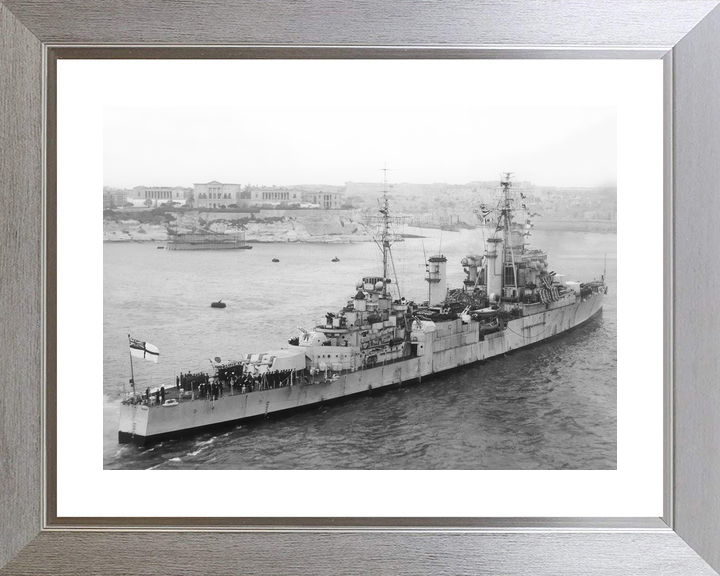HMS Superb 25 Minotaur Class Light Cruiser Warship Valletta Malta Photo Print - Posters, Prints, & Visual Artwork - by Hampshire Prints (image 6 of 9)