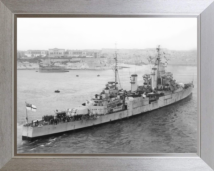 HMS Superb 25 Minotaur Class Light Cruiser Warship Valletta Malta Photo Print - Posters, Prints, & Visual Artwork - by Hampshire Prints (image 7 of 9)