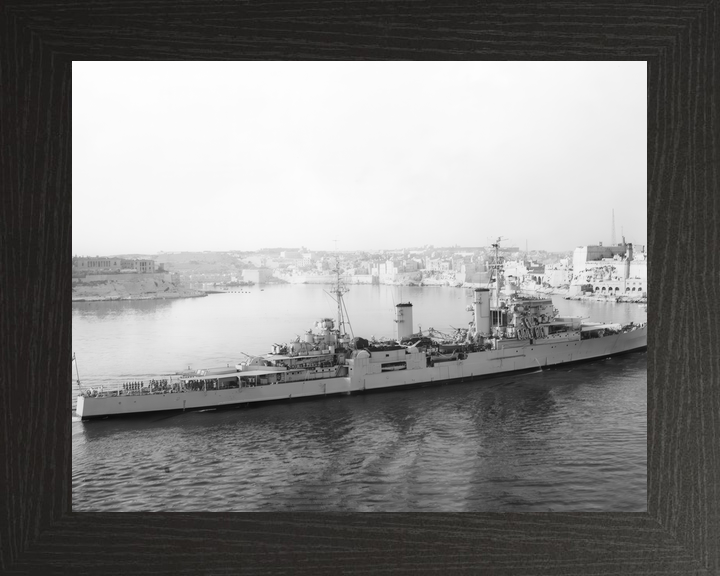 HMS Superb 25 Minotaur Class Light Cruiser Warship Entering Valletta Photo Print - Posters, Prints, & Visual Artwork - by Hampshire Prints (image 3 of 9)
