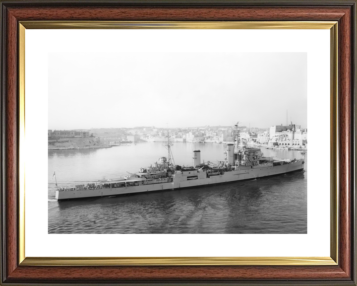 HMS Superb 25 Minotaur Class Light Cruiser Warship Entering Valletta Photo Print - Posters, Prints, & Visual Artwork - by Hampshire Prints (image 8 of 9)