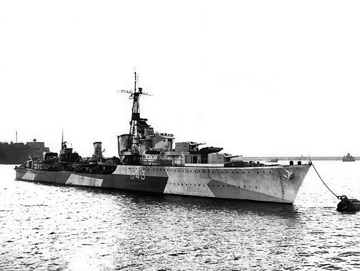 HMS Tartar G43 Tribal class Destroyer 1944 Photo Print - by Hampshire Prints (image 1 of 9)